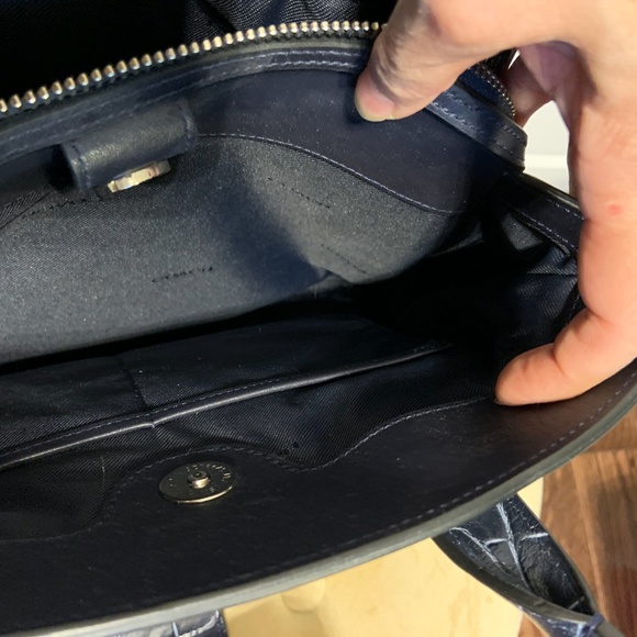 Brand new Royal Blue Croc style Coach Purse - Picture 4 of 12